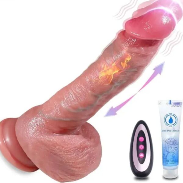 Female Sex Electric Suction Cup Silicone Realistic Dildo
