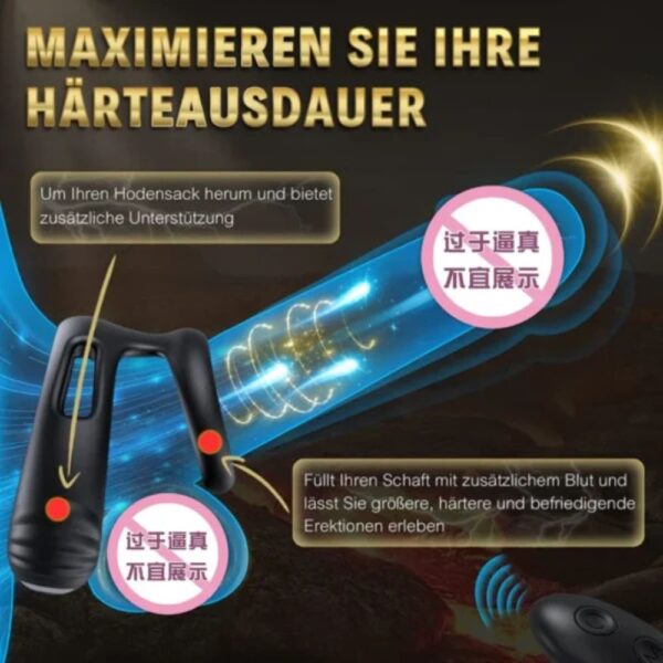 Wireless Remote Control Vibrating Cock Ring