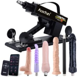 Automatic Thrusting Dildo Sex Machine With Connector