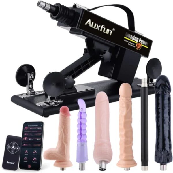 Automatic Thrusting Dildo Sex Machine With Connector