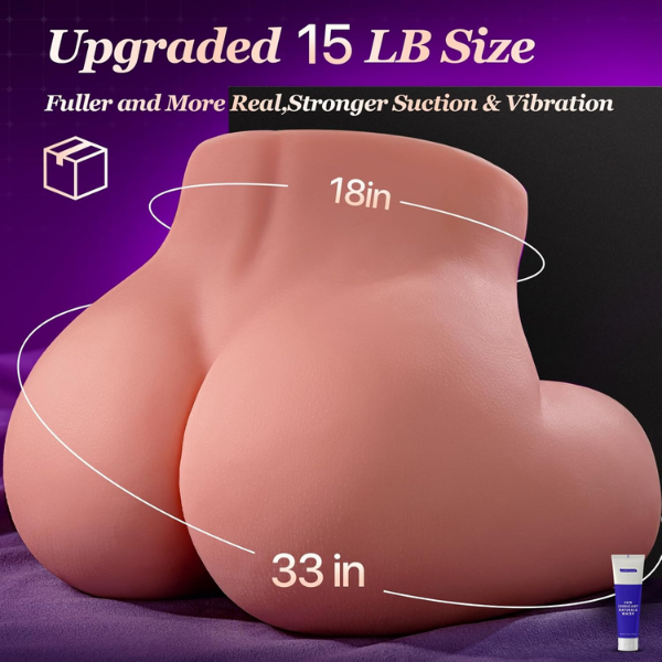 15LB Vibrating Sex Doll Sex Toy for Men